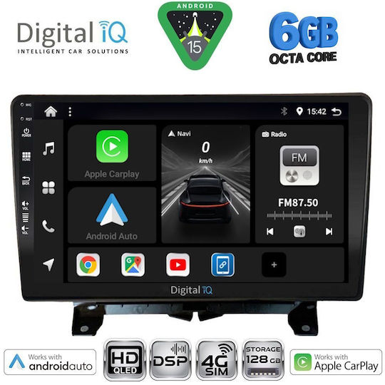 Digital IQ Ηχοσύστημα Αυτοκινήτου για Land Rover Discovery / Range Rover Sport 2004-2009 (Bluetooth/USB/WiFi/GPS/Apple-Carplay/Android-Auto) με Οθόνη Αφής 9"