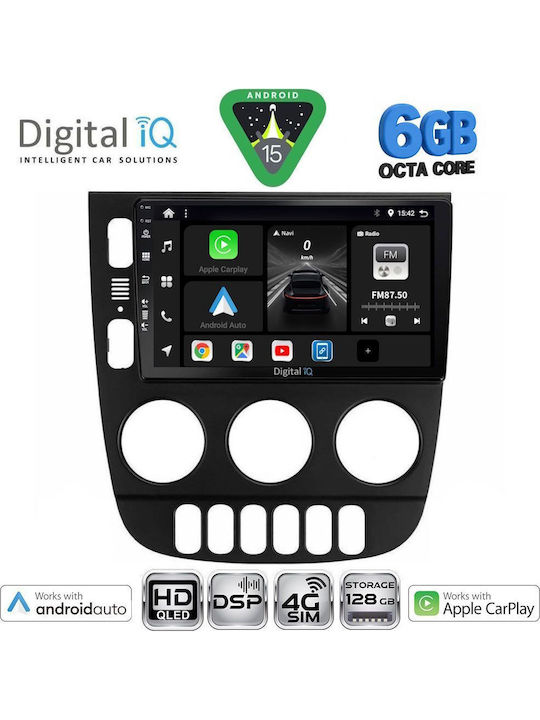 Digital IQ Car Audio System for Mercedes-Benz ML 2002-2005 Bluetooth USB WiFi GPS Apple CarPlay Android Auto with 9" Touch Screen