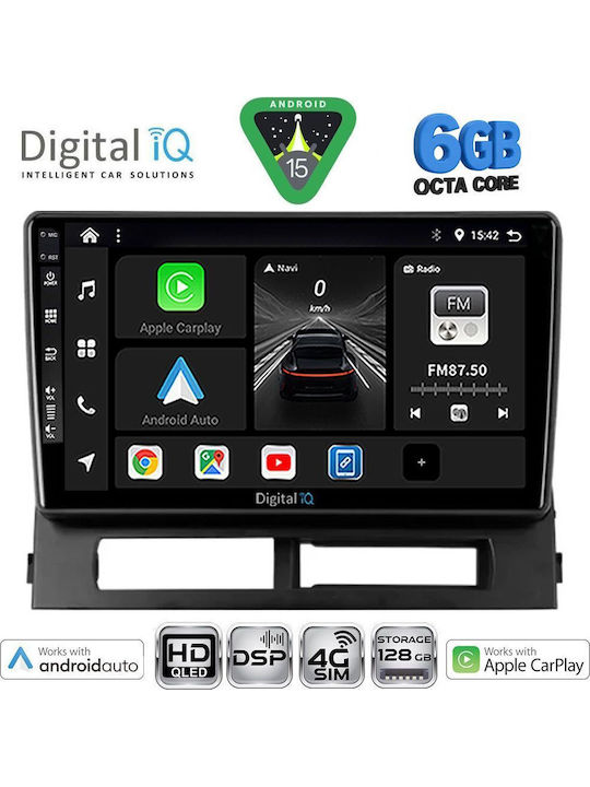 Digital IQ Car Audio System for Toyota Prius 2003-2009 Bluetooth USB WiFi GPS Apple CarPlay Android Auto with 9" Touch Screen