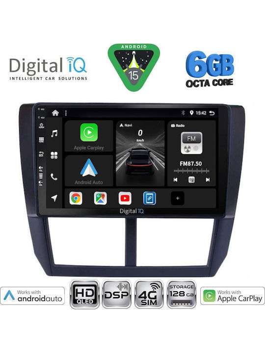 Digital IQ Car Audio System for Subaru Forester / Impreza 2008-2013 (Bluetooth/USB/WiFi/GPS/Apple CarPlay/Android Auto) with 9" Touch Screen