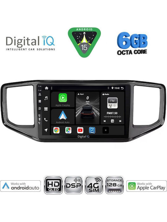 Digital IQ Car Audio System for Volkswagen Amarok 2017-2022 (Bluetooth/USB/WiFi/GPS/Apple CarPlay/Android Auto) with 9" Touch Screen