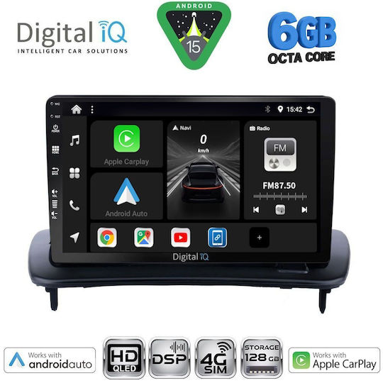 Digital IQ Ηχοσύστημα Αυτοκινήτου για Volvo C30 / S40 2004-2013 (Bluetooth/USB/WiFi/GPS/Apple-Carplay/Android-Auto) με Οθόνη Αφής 9"