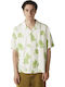 Trip Flocked Short Sleeve Shirt White