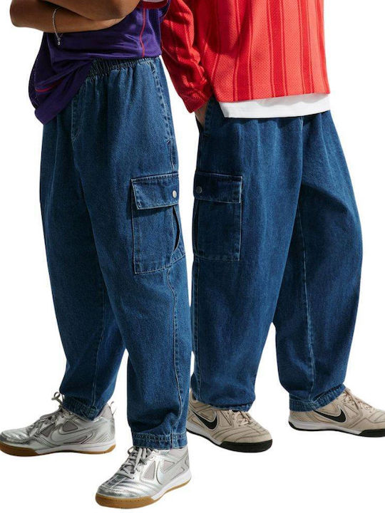 Nike Kids Denim Trousers Navy Blue
