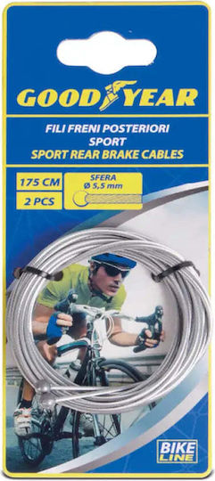 Sport Brake Cable 175 Cm Goodyear