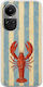 Θήκη Salt & Stripe Collection Catch Oppo Reno 10 Pro 5g Flexible Tpu Διάφανη Σιλικόνη