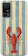 Salt & Stripe Collection Catch Tcl 40 Nxtpaper 5g Flexible TPU Transparent Silicone Case