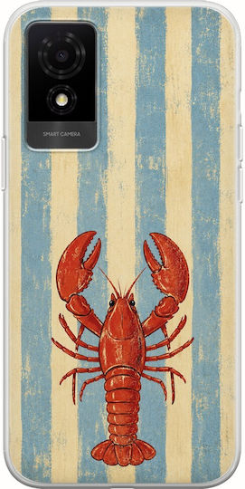Salt & Stripe Collection Catch Tcl 501 Flexible TPU Transparent Silicone Case