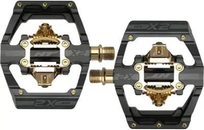 HT Bicycle Pedals Flat Orange