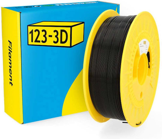 Filament pentru imprimante 3D PLA 1.75mm Negru 1kg