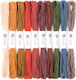 Set Embroidery Floss Mulina Garn Mix Vintage 8m 10 Stück