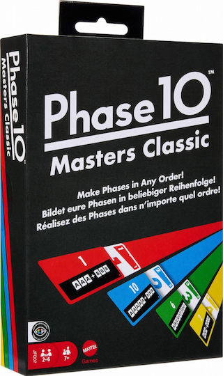 Επιτραπέζιο Παιχνίδι Phase 10 Masters Classic για 2-6 Παίκτες 7+ Ετών (EN) Ravensburger