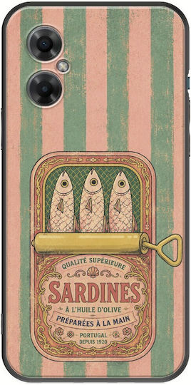 Θήκη Salt & Stripe Collection Tin Xiaomi Poco M4 5g Black Tpu Μαύρη Σιλικόνη