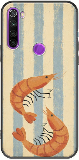 Калъф Salt & Stripe Collection Tide Xiaomi Redmi Note 8 2021 Черен TPU Силикон