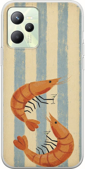 Husă Salt & Stripe Collection Tide Realme Narzo 50a Prime TPU Flexibil Silicon Transparent