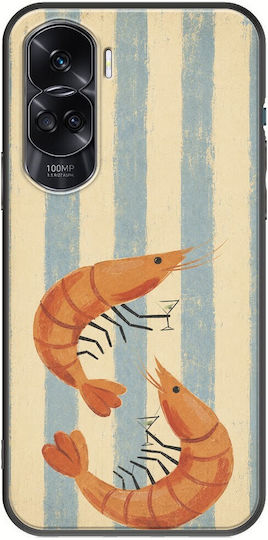 Handyhülle Salt & Stripe Collection Tide Ehre 90 Lite 5g Schwarzes Tpu Schwarz Silikon