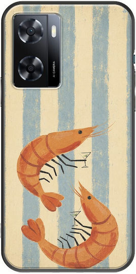Θήκη Salt & Stripe Collection Tide Oppo A57s Black Tpu Μαύρη Σιλικόνη