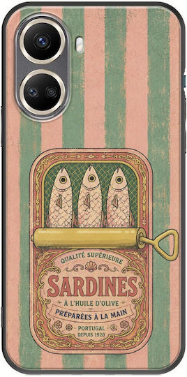 Handyhülle Salt & Stripe Collection Tin Huawei Nova 10 Se Schwarz Tpu Schwarz Silikon