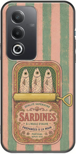 Θήκη Salt & Stripe Collection Tin Oppo A80 5g Black Tpu Μαύρη Σιλικόνη
