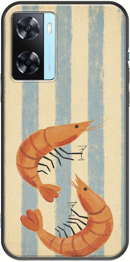 Salt & Stripe Collection Tide Case Oppo A77 5g Black TPU Black Silicone