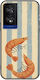Handyhülle Salt & Stripe Collection Tide Tcl 40 Nxtpaper 4G Schwarz TPU Schwarze Silikon
