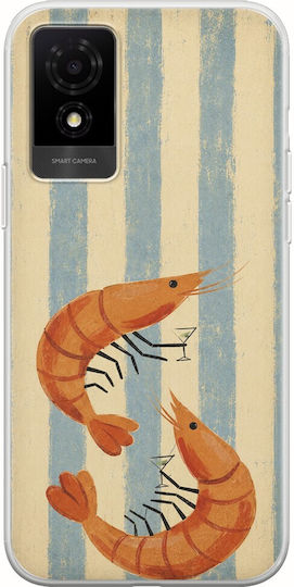 Husă Salt & Stripe Collection Tide TCL 501 Flexibil TPU Silicon Transparent