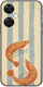 Salt & Stripe Collection Tide Case OnePlus Nord CE 3 Lite 5G Black TPU Silicone Mobile Phone Case