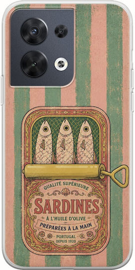 Θήκη Salt & Stripe Collection Tin Oppo Reno 8 5g Flexible Tpu Διάφανη Σιλικόνη