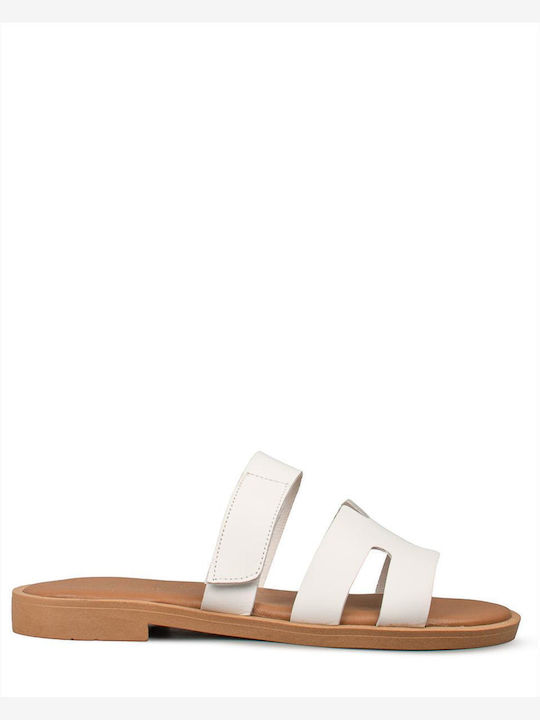 Women's Flat Sandals White VENUS-61156 White
