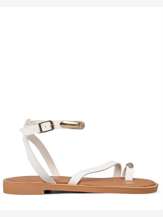 Women's Flat Sandals White VENUS-61161 White