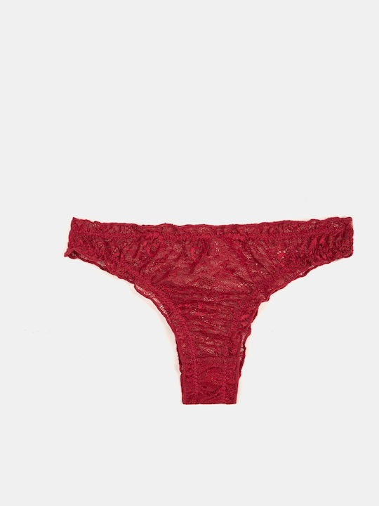 Δαντέλένιο Brazil Μπορντό Μέγεθος Xl Burgundy