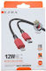 USB-C to Lightning Cable 12W Κόκκινο