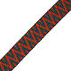 Aztec Polyester Strap Dark Petrol Orange 2.5cm ...