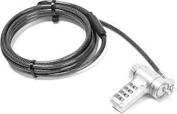 Dicota Universal Security 3-in-1 Cable Security Cable for Laptops 3-in-1