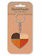 Wooden Heart Keychain Global Journey K1933