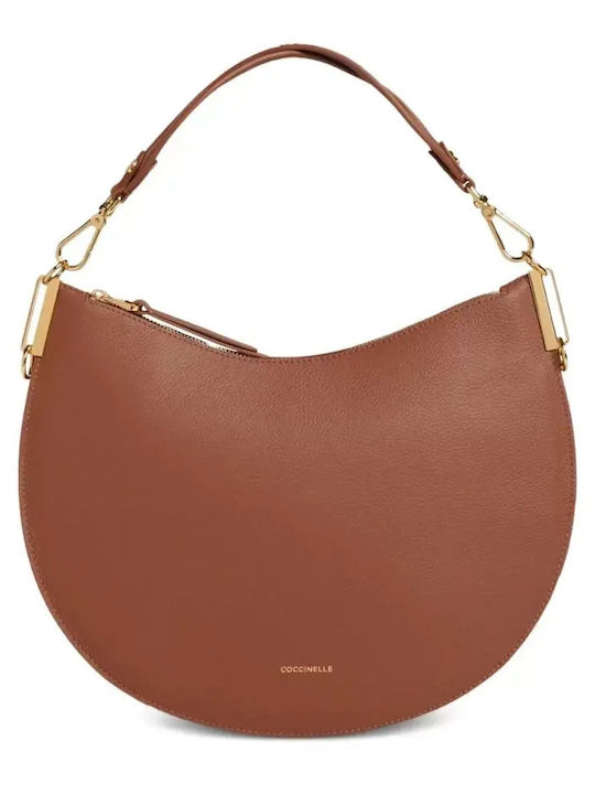 Coccinelle Leather Women's Shoulder Bag Brown