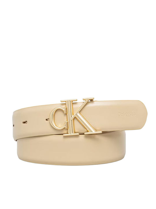 Calvin Klein Γυναικεία Ζώνη Μπεζ