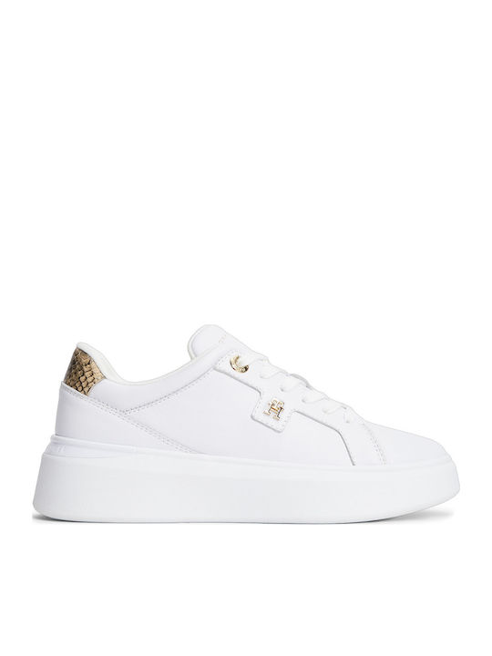 Tommy Hilfiger Flatforms White Sneakers