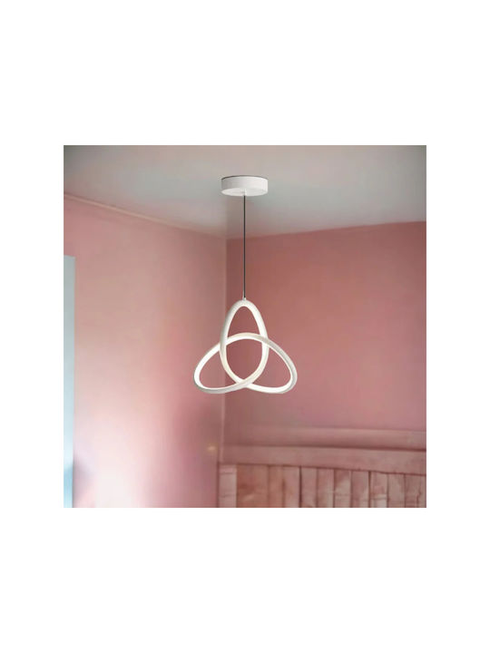 Jiju Lumini Suspendate LED cu Lumină Alb Natural Reglabilă În Înălțime