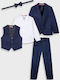 Kids Summer Suit 2 Pieces Navy Blue