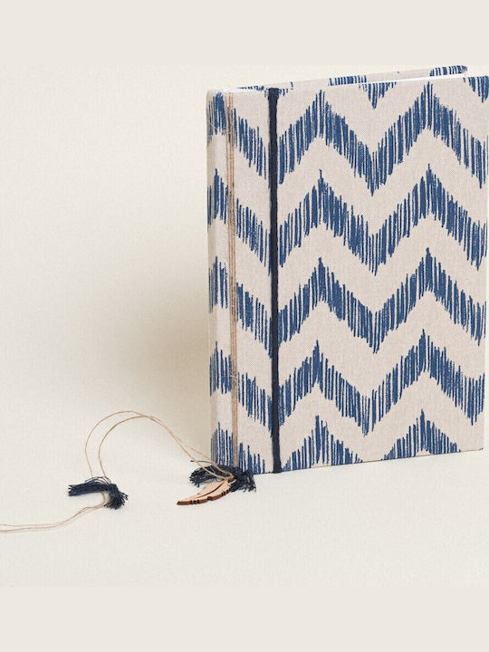 Beauty Home Hochzeitswunschbücher Blau Zickzack Stehend