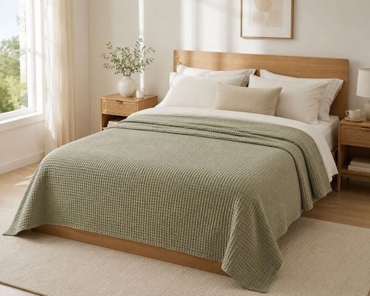 Hotel Blanket Double Pique Grey 230x250cm 6 Pieces