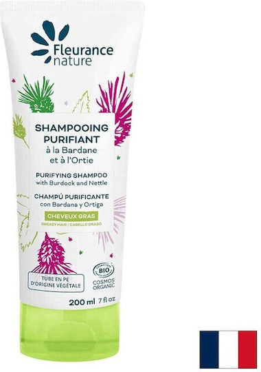 Fleurance Nature Шампоан против Пърхот и Косопад за Мазна Коса 200ml