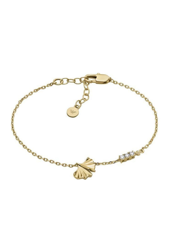 Emporio Armani Дамска гривна от мед златно 16cm