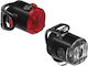 Lezyne 1-LED-31P-V204 Презареждащ се Комплект Светлини за велосипед