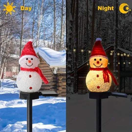 Solar Snowman Led Garden Christmas Decoration Outdoor
