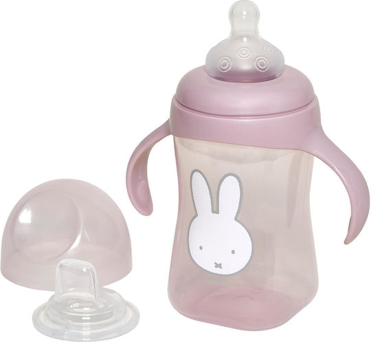 Miffy Baby Sippy Cup Plastic with Handles Pink for 4m+ 300ml