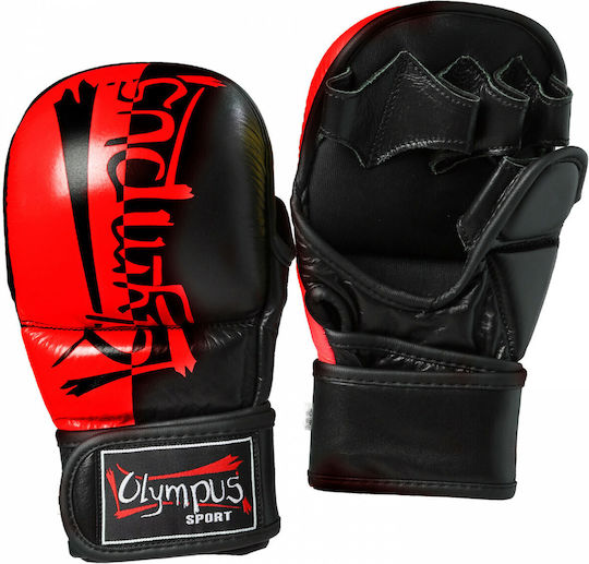 Γάντια Mma Sparring Olympus Double Color Black Red