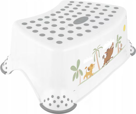 Keeeper Tomek Lion King Non-slip Children’s Step Stool White
