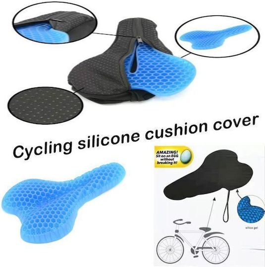 Silicone Gel Bicycle Saddle Cover Honeycomb Structure